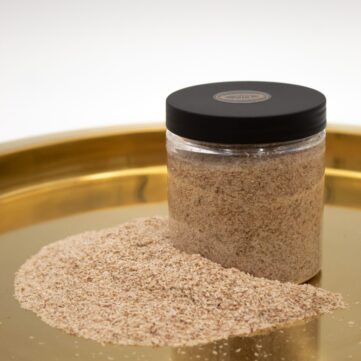 Семенная шелуха белоголового подорожника