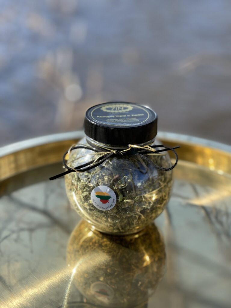 Kanapių žiedų arbata